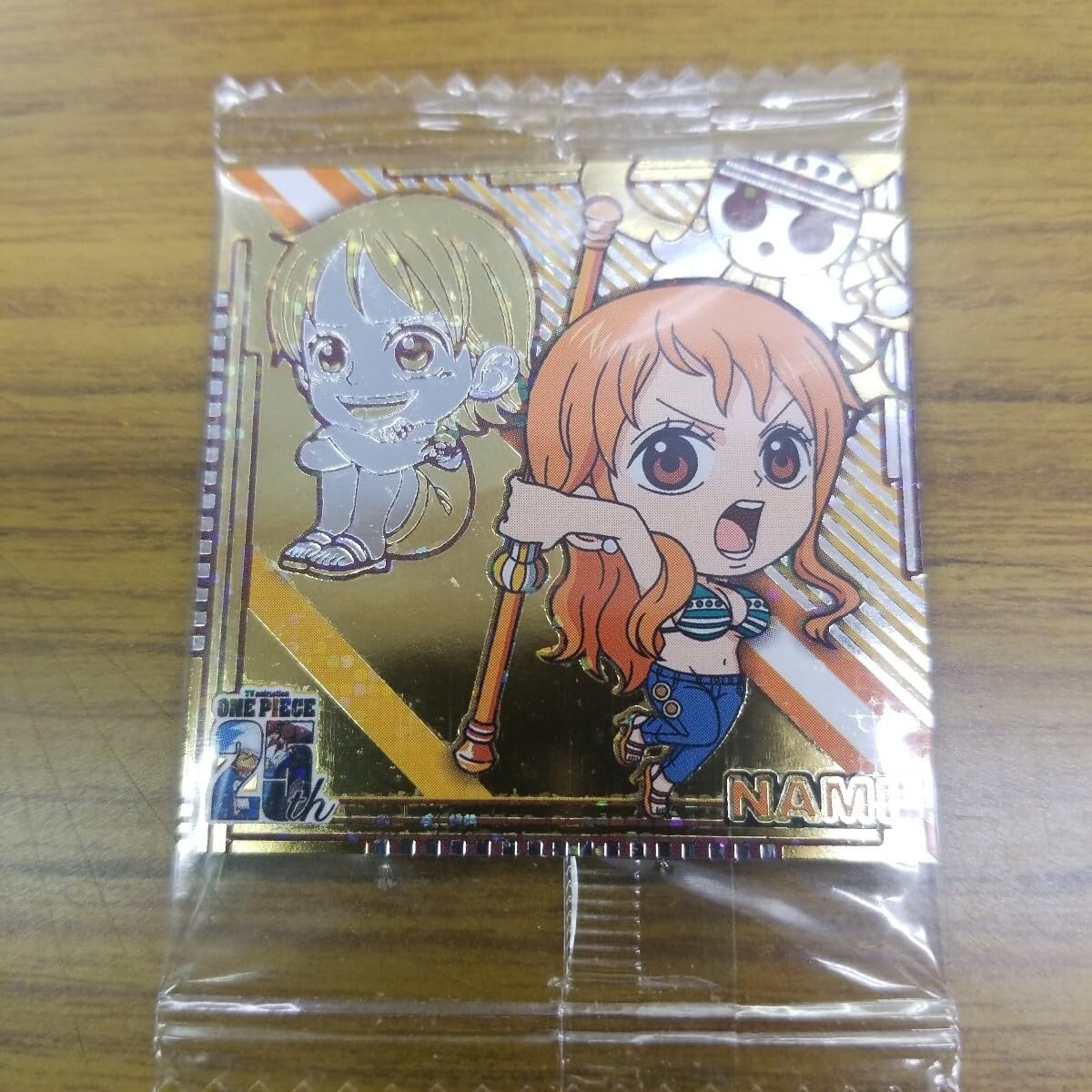 Amazon.co.jp: ワンピース大海賊シールウエハースLOG.9 ナミ 25thレア