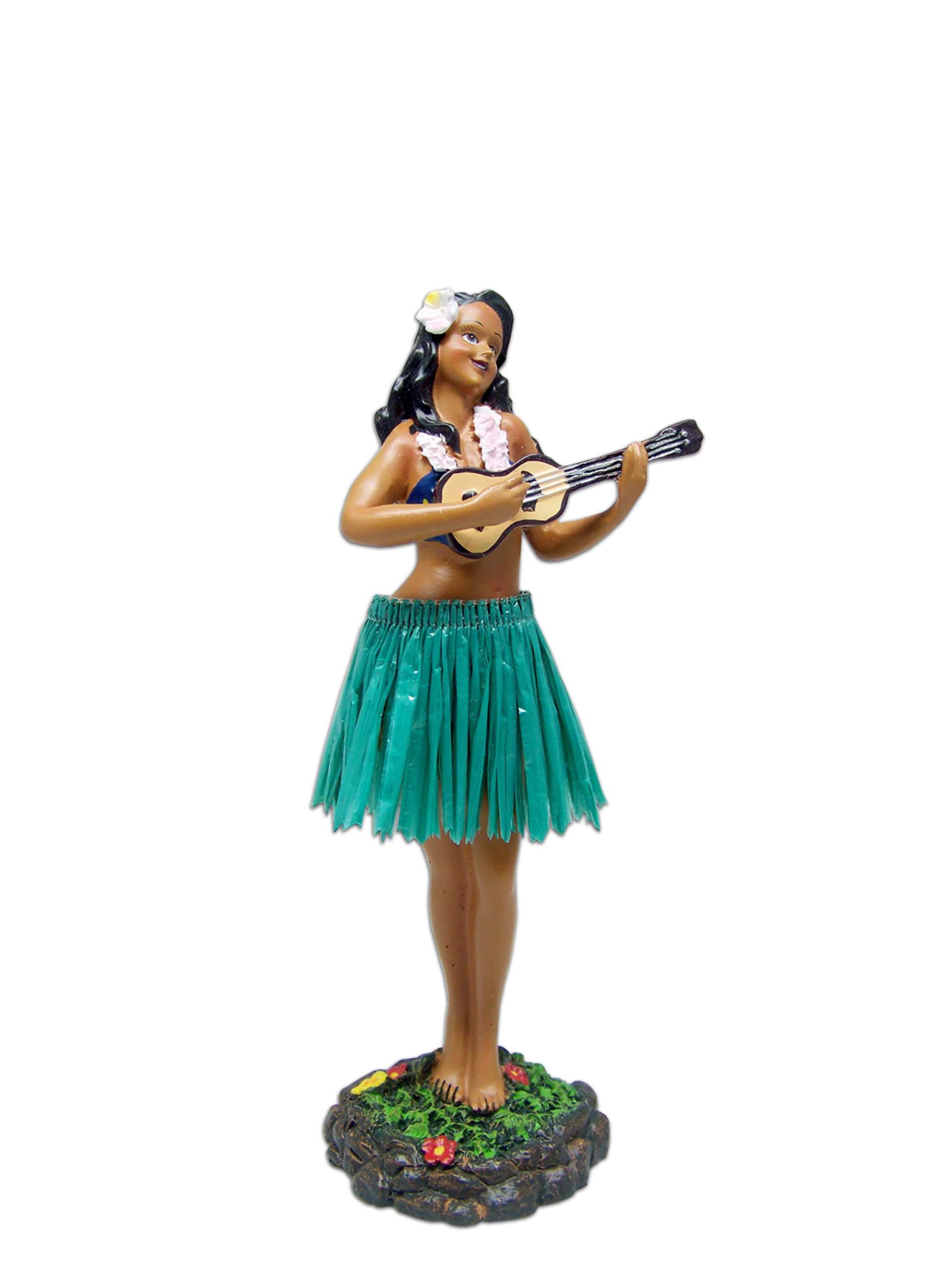 Amazon.com: KC Hawaii Leilani Dashboard Hula Doll Playing Ukulele