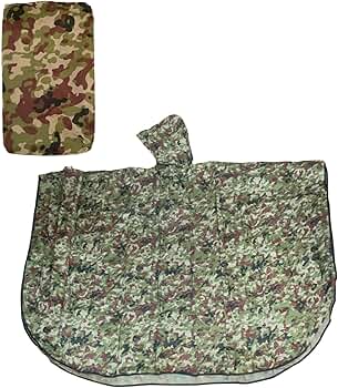 Amazon | [CIWS] 陸上 自衛隊 迷彩 ポンチョ PX品 タイプ メンズ