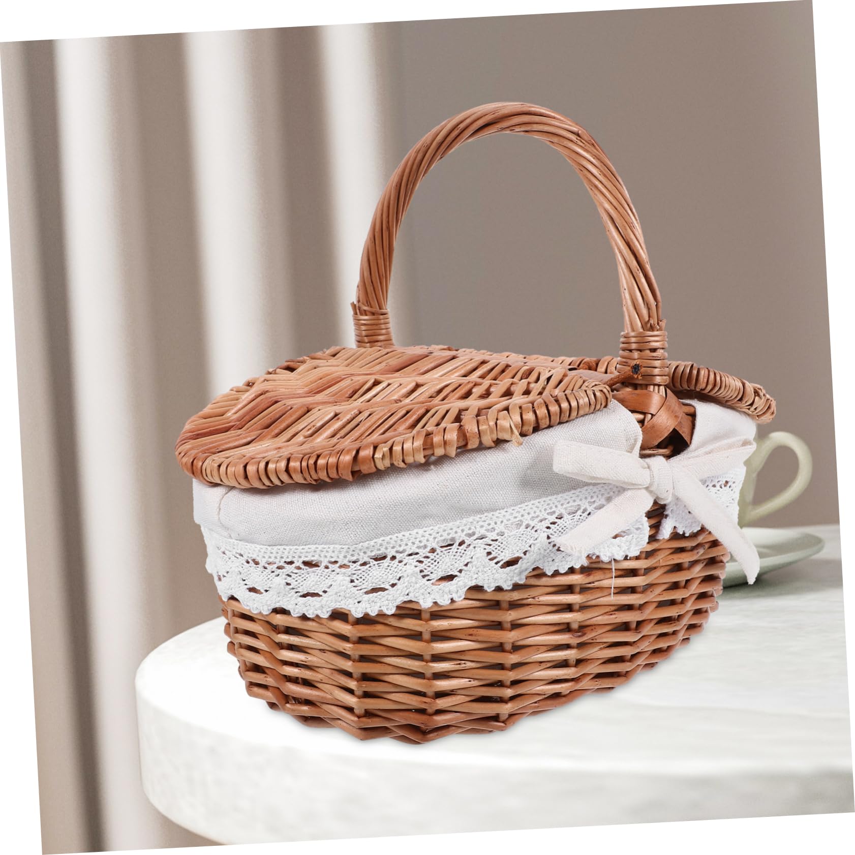 Amazon.com: INOOMP Vintage Decor Vintage Decor Wicker Picnic