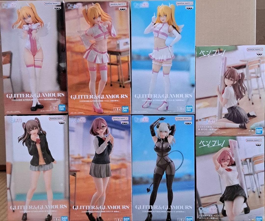 Amazon | 2.5次元の誘惑 プライズ フィギュア 8体 D | フィギュア
