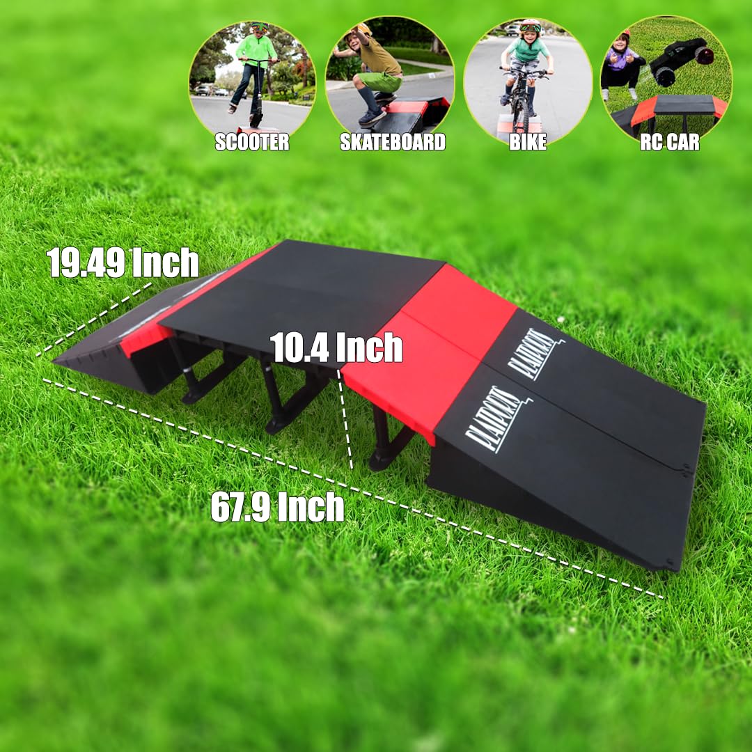 Amazon.co.jp: PLATPORTS スケートボードランプ バイクランプ スケート