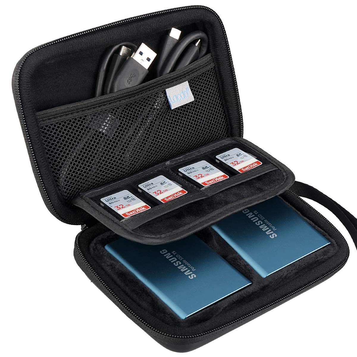 Amazon.co.jp: サムスンSSDケース、Lacdo Samsung T5 T3ポータブルSSD