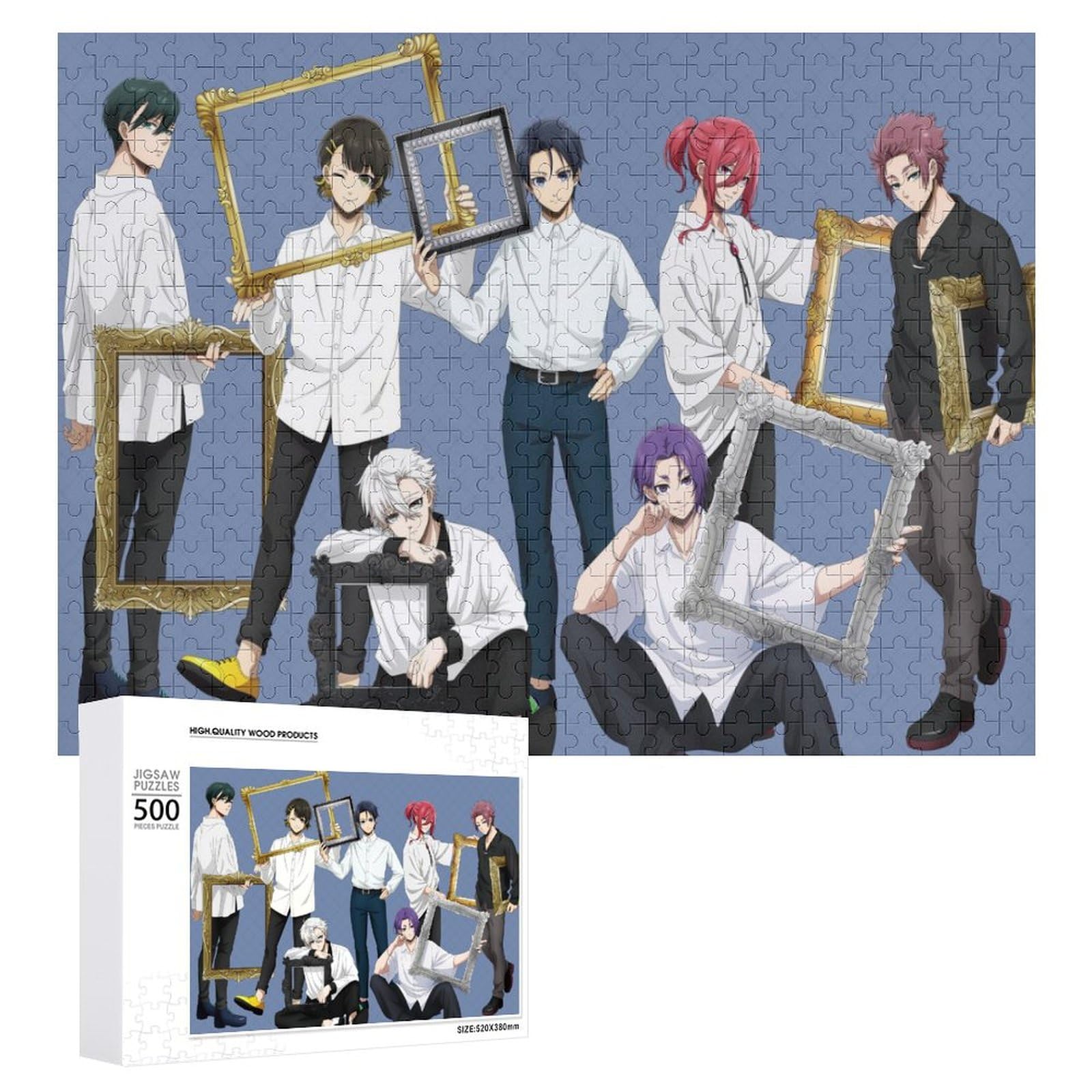 Amazon | ブルーロック ジグソーパズル 500ピース 益智減圧玩具 木製