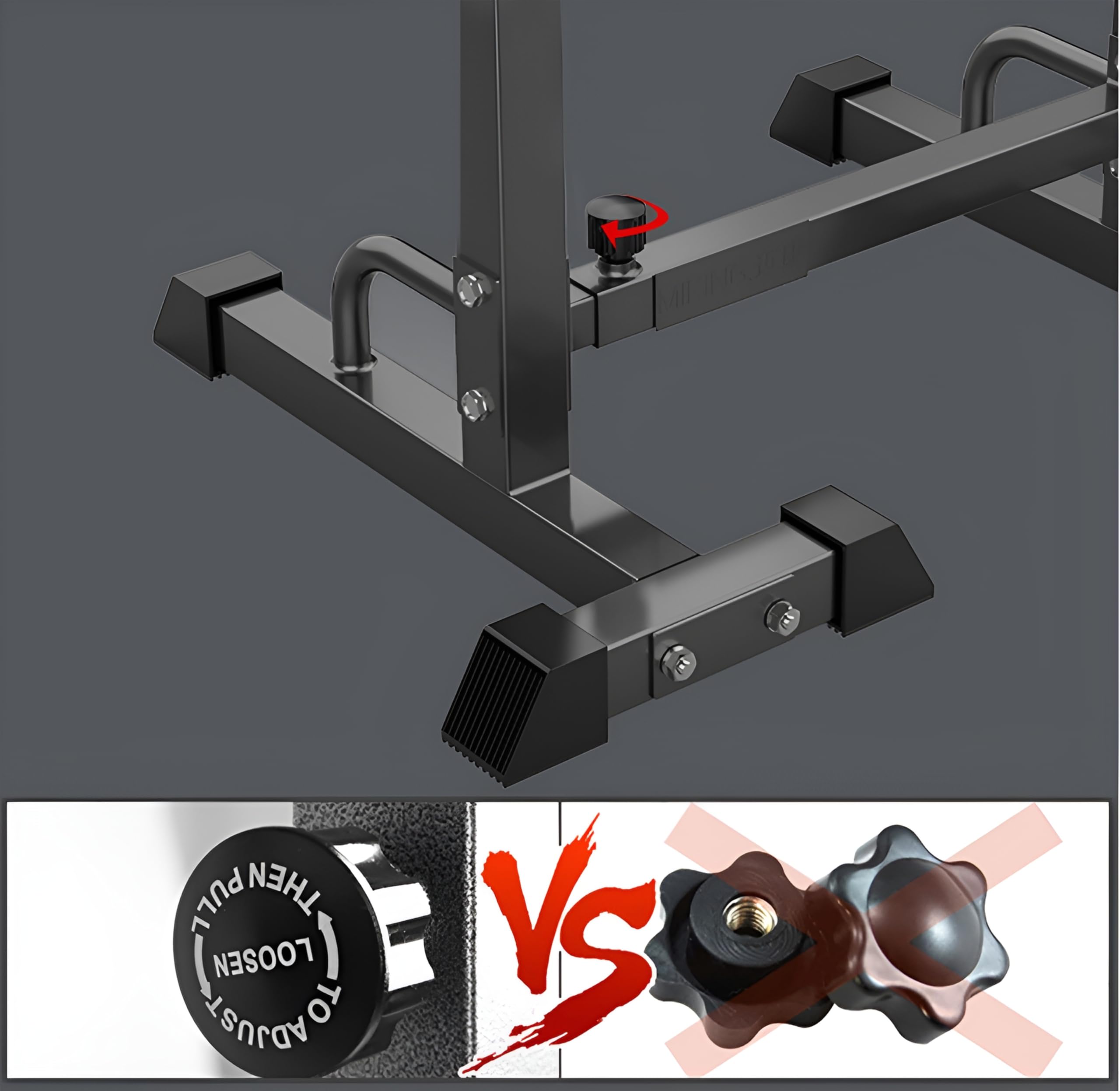 Amazon | バーベル スタンド 筋トレ ベンチプレスラック スクワット