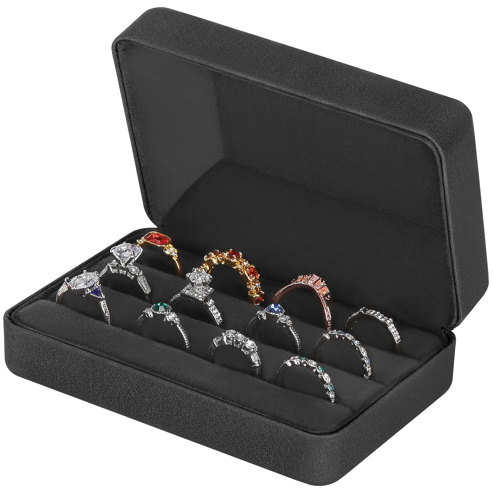 Amazon｜KUKUVR Veletリングストレージボックス、トラベルジュエリー