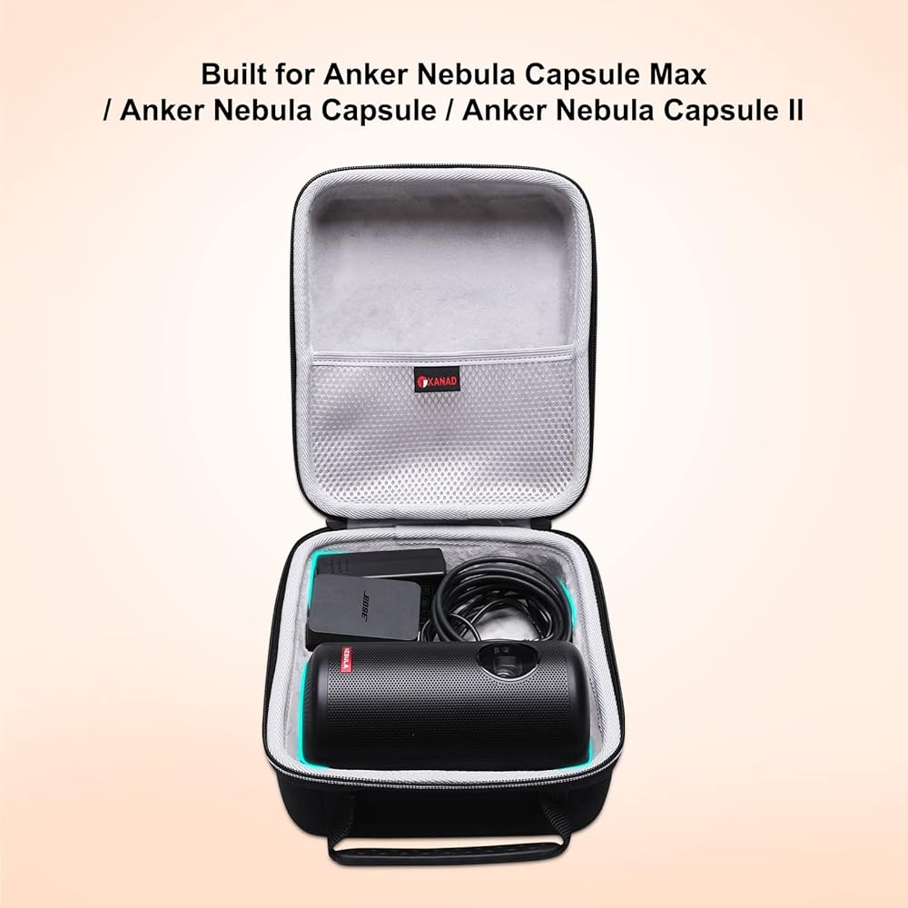 Amazon.com : XANAD Hard Case for Anker Nebula Capsule Max/Anker