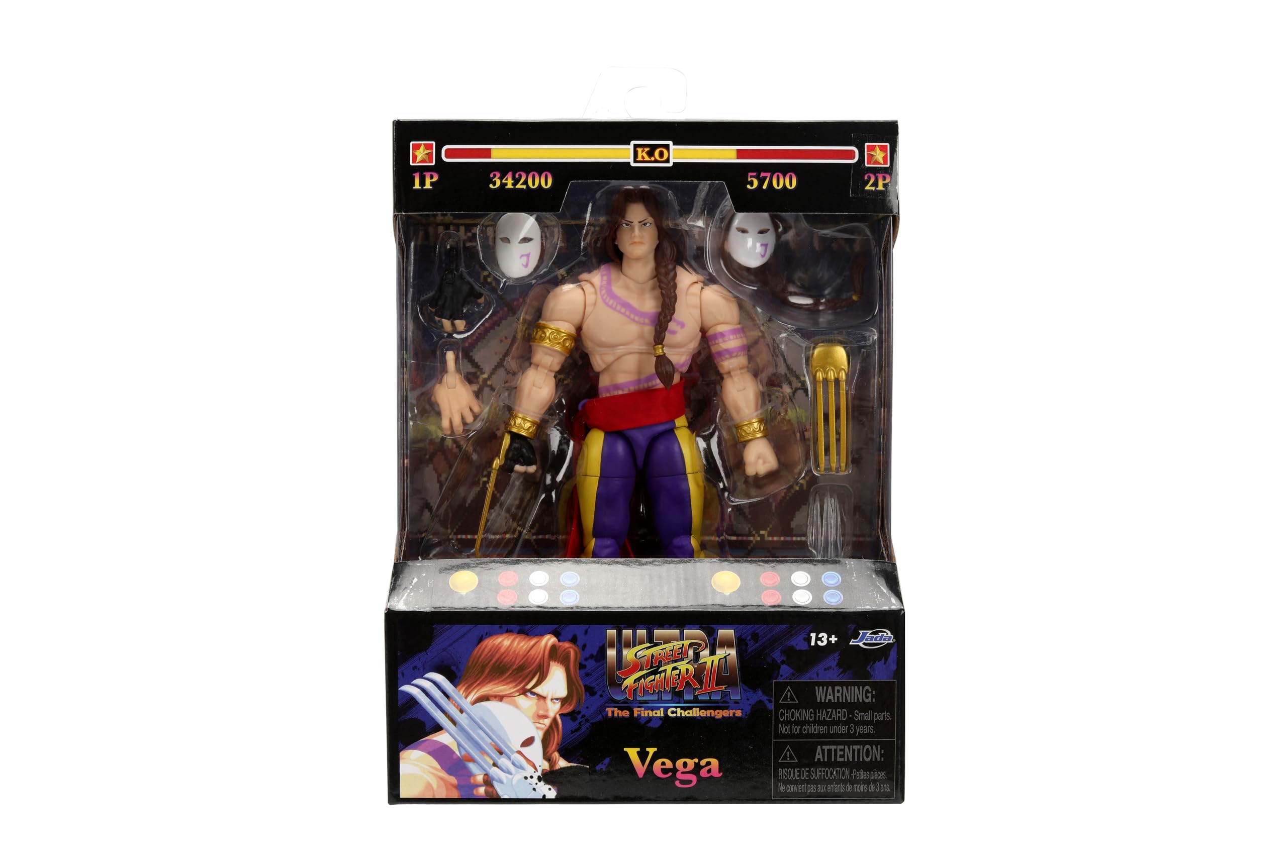 Amazon.com: Jada Street Fighter II Vega (Wave 4) Action Figure