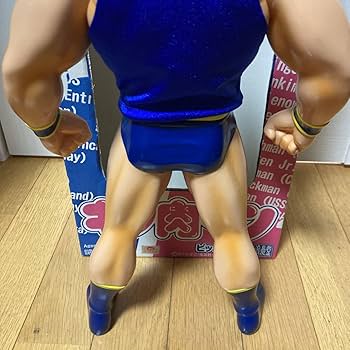 Amazon.co.jp: iiooo 浪曼堂 浪漫堂 キン肉マンKNシャツ(青) ビッグ