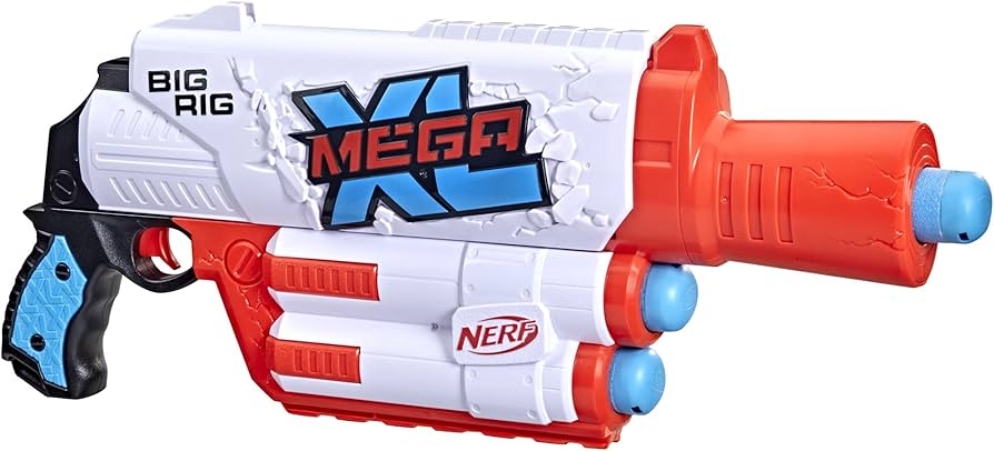 Amazon.co.jp: NERF Mega XL Big Rig Blaster, Largest Mega Darts