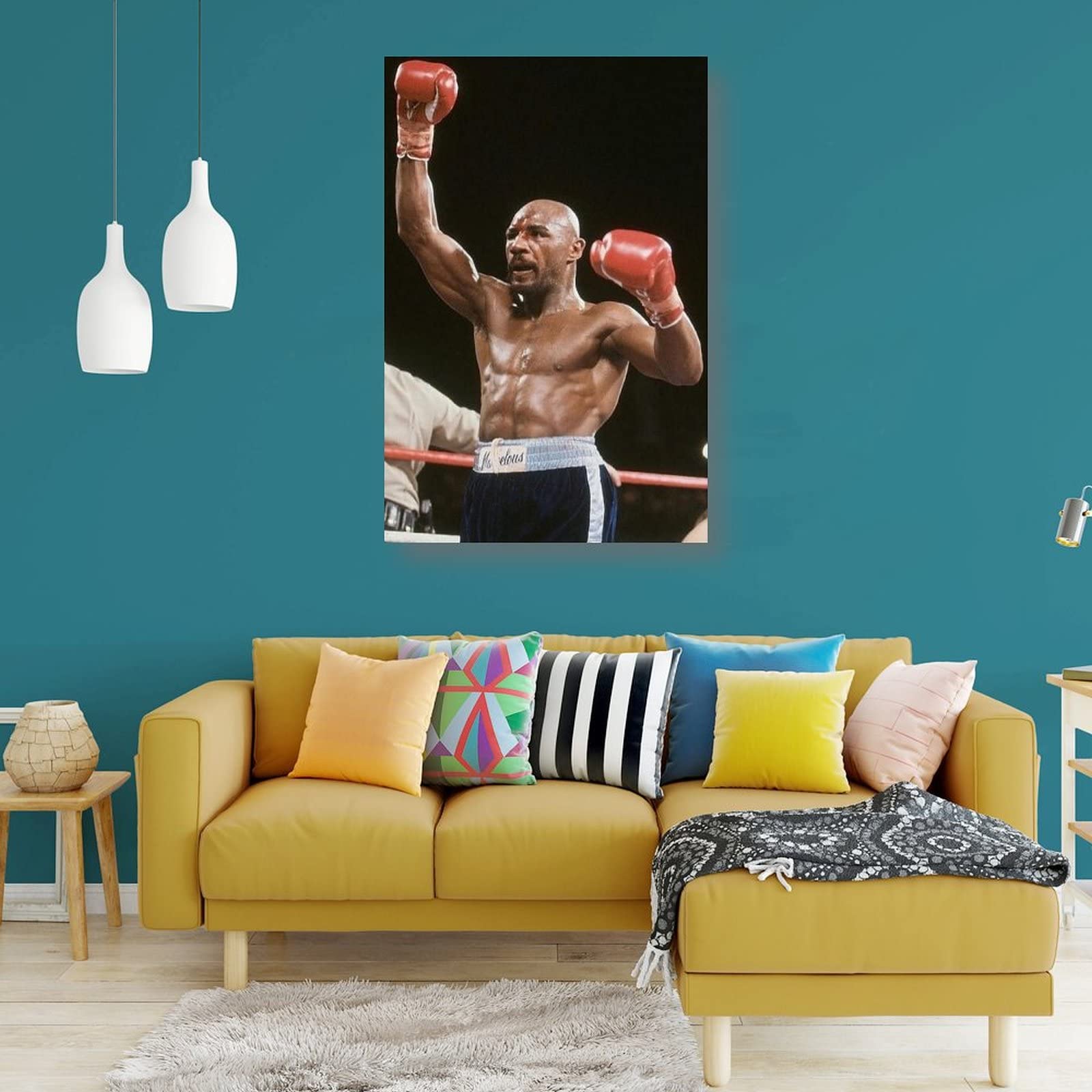 Amazon.co.jp: マービン・ハグラー Marvin Hagler ボクサー Cheering