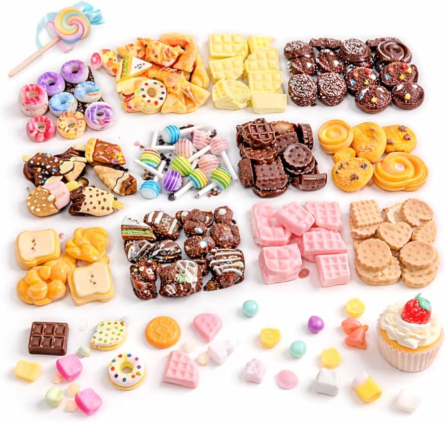 Amazon | 【快適良品スヤスワ】ネイルパーツ スイーツ お菓子 大量