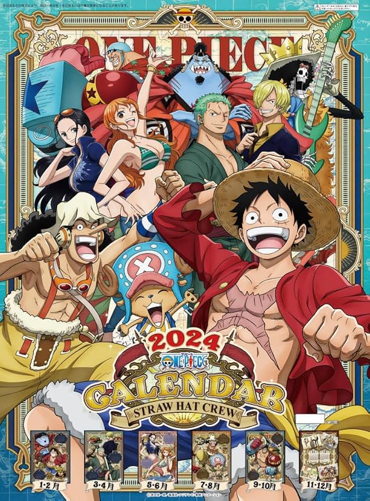 Amazon | 東映アニメーション ワンピース 2024年壁掛けカレンダー CL