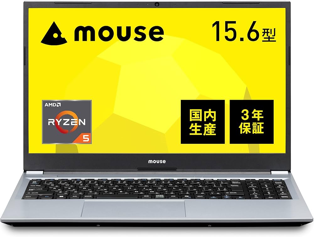 Amazon.co.jp: mouse 【3年保証】 ノートパソコン mouse A5 (Ryzen 5