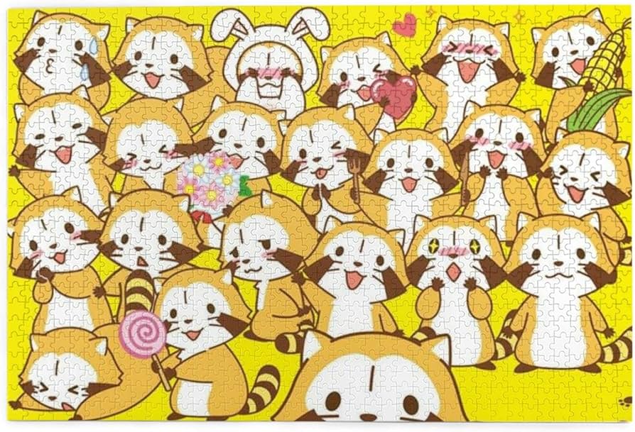 Amazon.co.jp: あらいぐまラスカル アニメ ジグソーパズル 1000 ピース