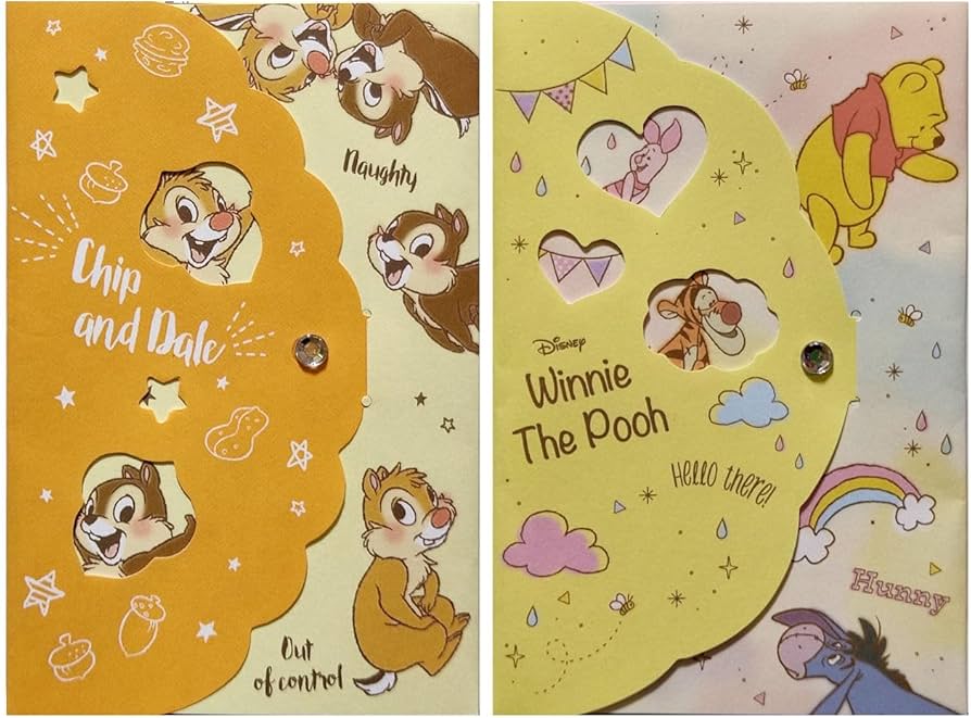 Amazon.co.jp: 日本製 ラインストーン付き ポチ袋 チップ と デール