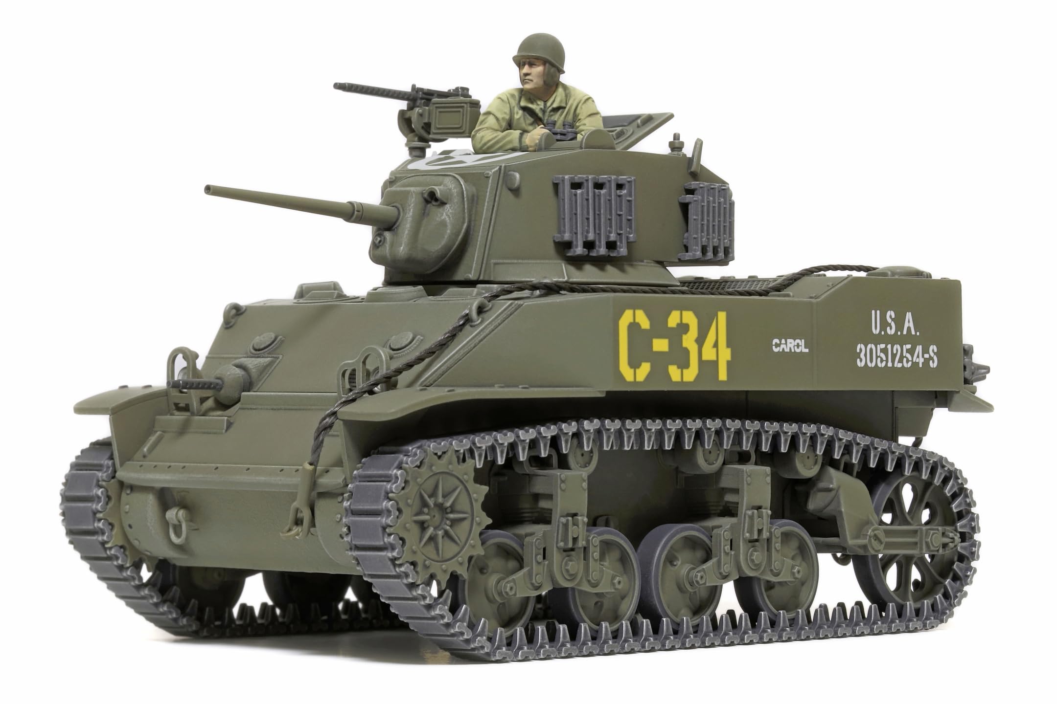 Amazon.com: Tamiya 32606 1:48 US M5A1 Stuart Light Tank (1