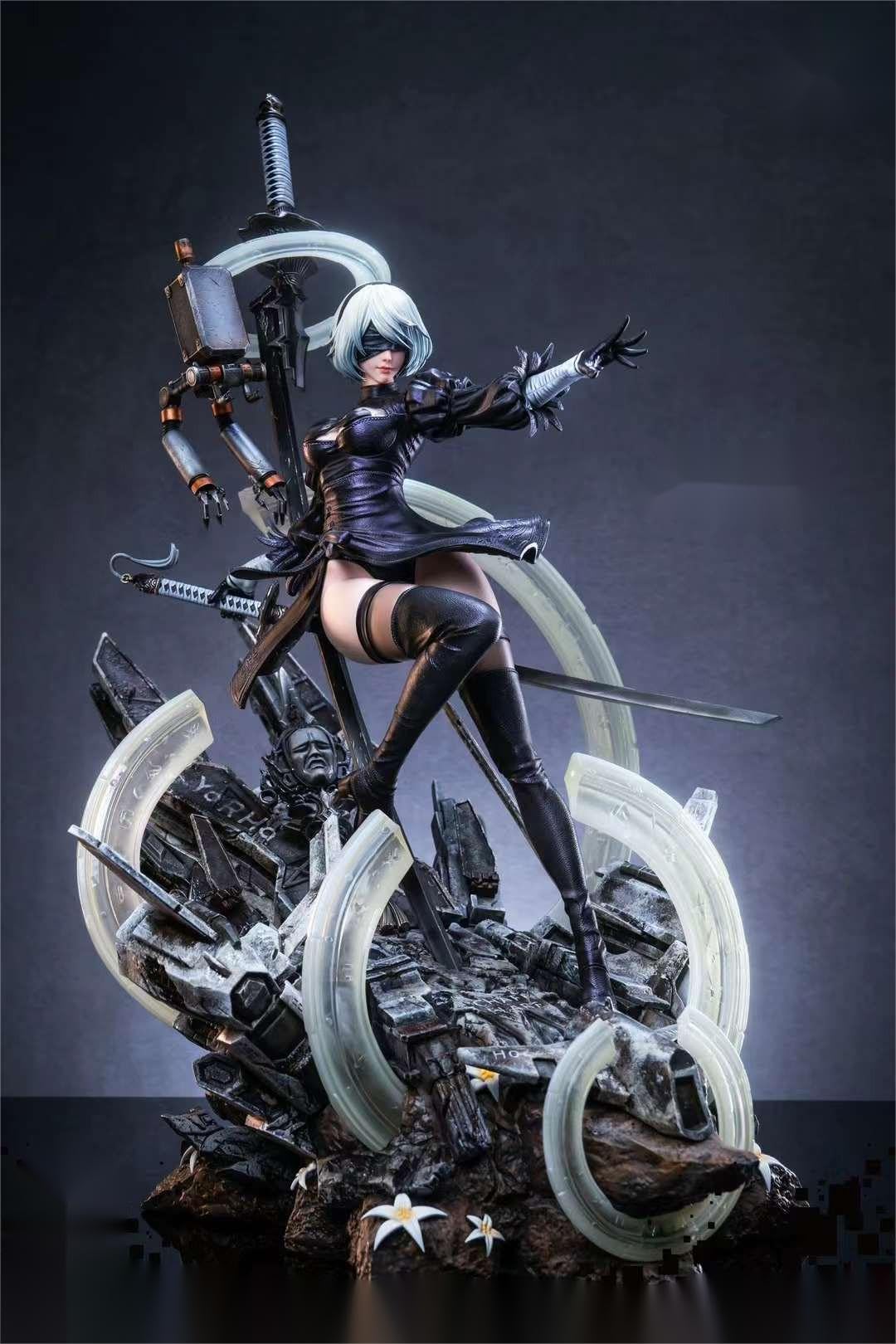 Amazon.co.jp: ヨルハ二号B型 2B フィギュア ガレージキット 水着Ver.1