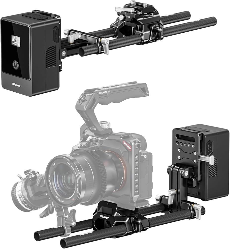 Amazon | NEEWER PS099E ミニ V マウントバッテリー&プレートキット