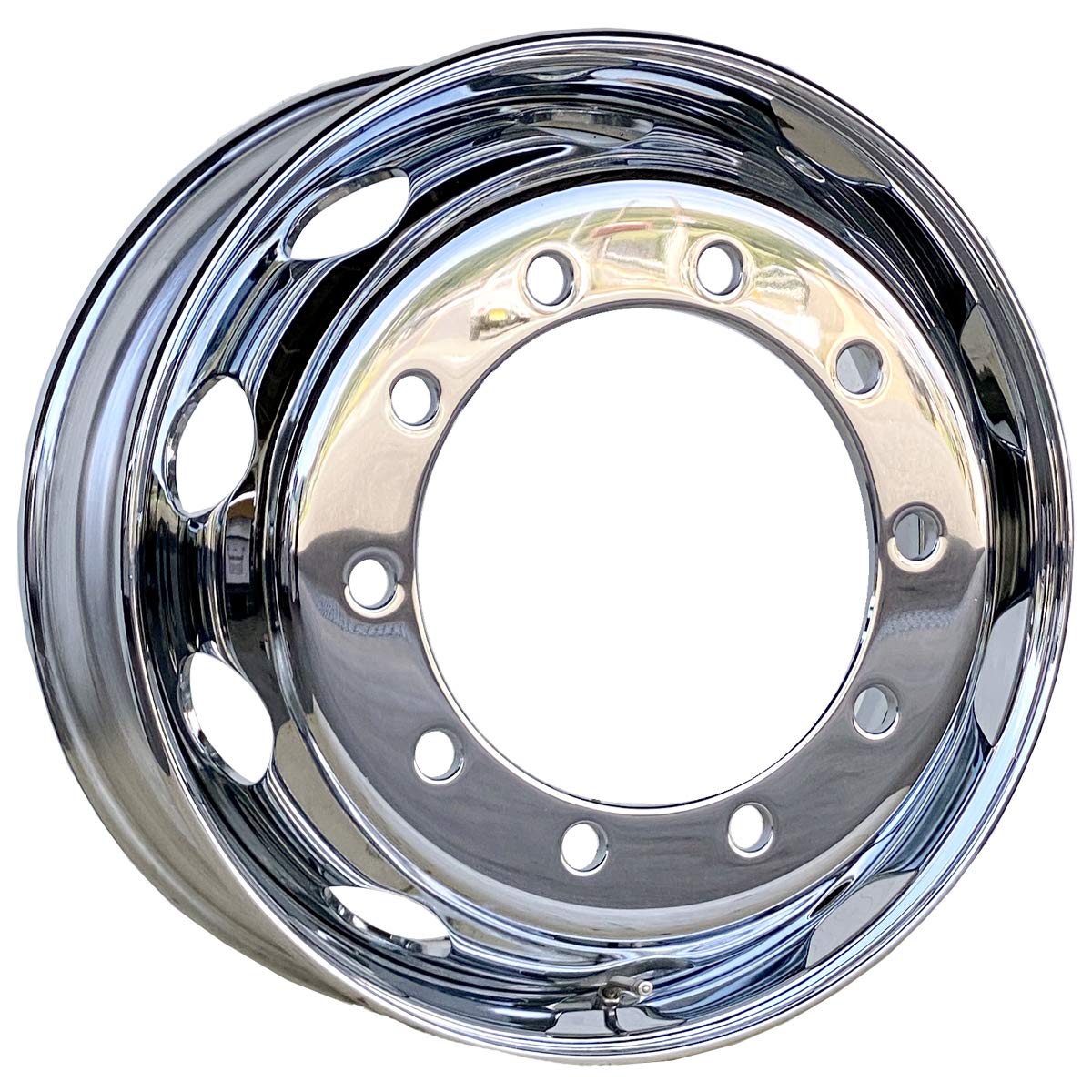 Amazon | メッキホイール 22.5×8.25 10穴 新ISO 大型 トラック用