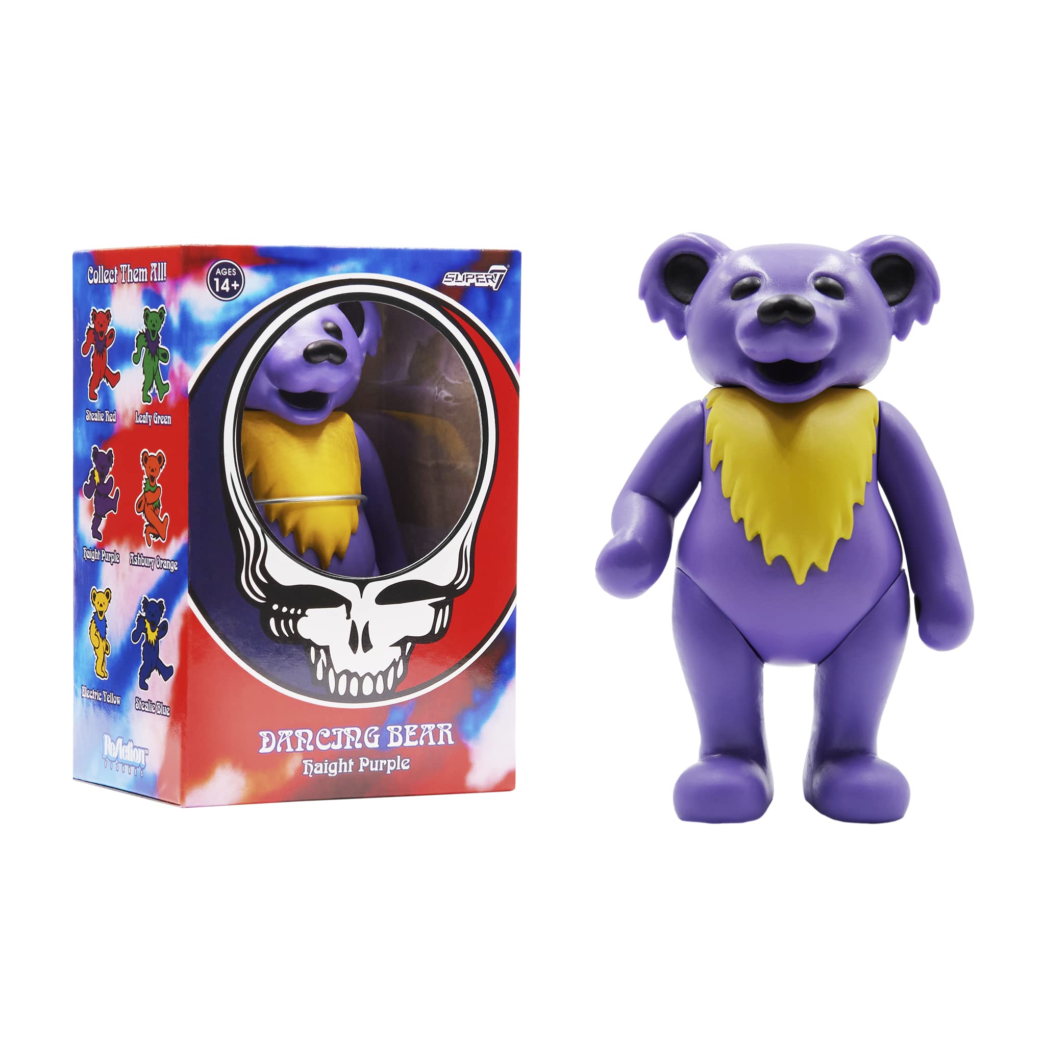 Amazon.com: Super7 Grateful Dead Dancing Bear - 3.75