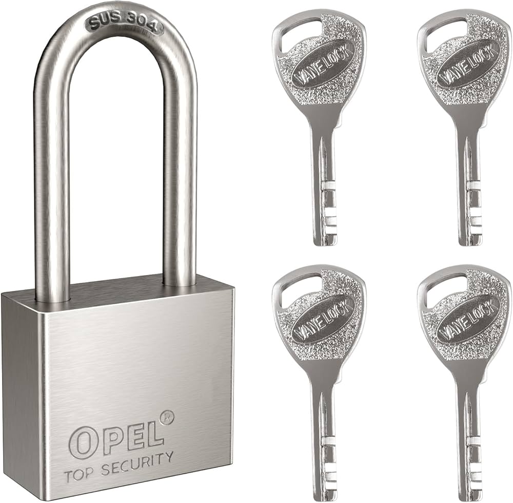 Amazon | 南京錠 1個セット ステンレススチールパドロック