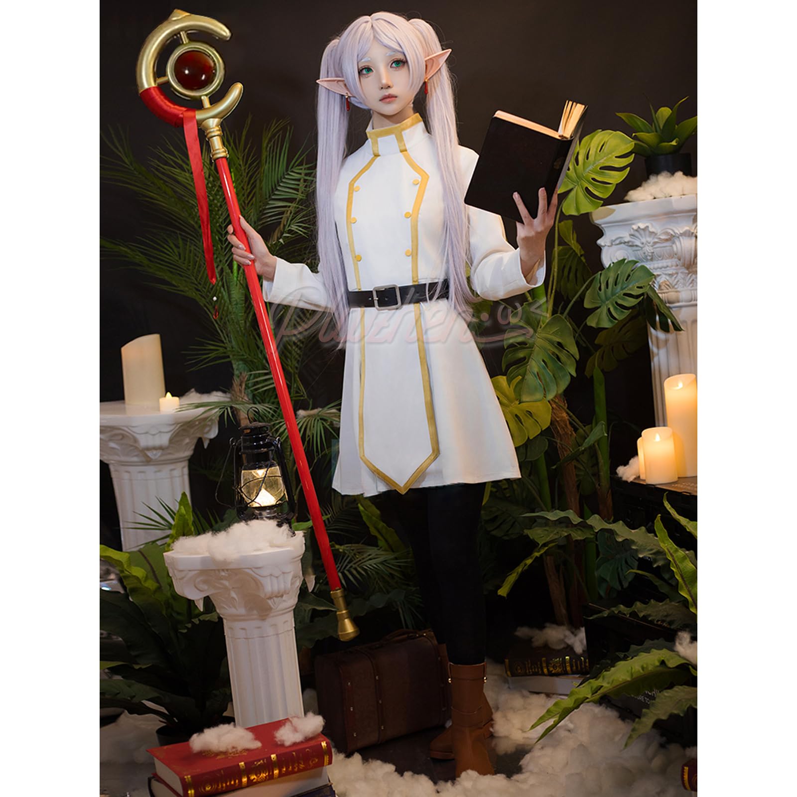 Amazon.co.jp: コスプレ 道具 葬送のフリーレン フリーレン 160cm 杖