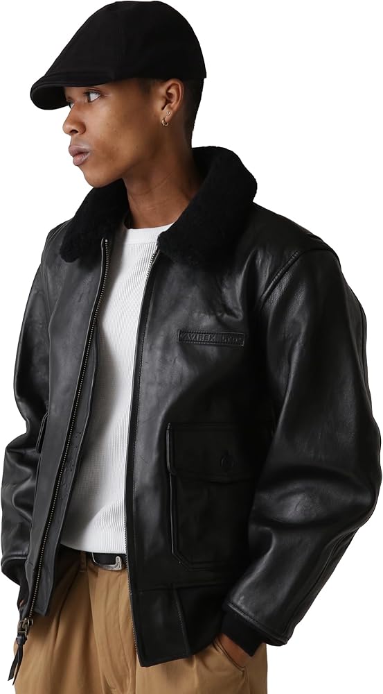 Amazon.co.jp: [アヴィレックス] G-1 FLIGHT JACKET ANTIQUE LAMB
