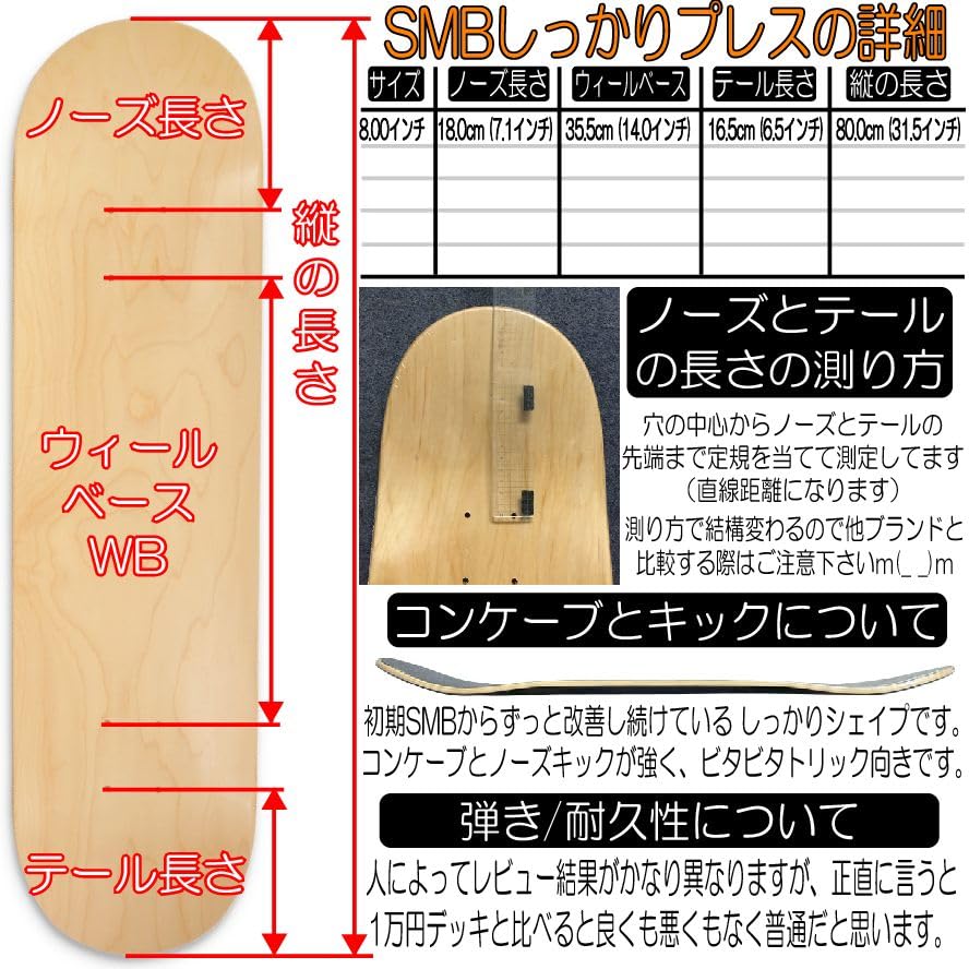 Amazon | SMBLANKS製 8.0インチ KR-Vintage しっかりプレス(ビタビタ系