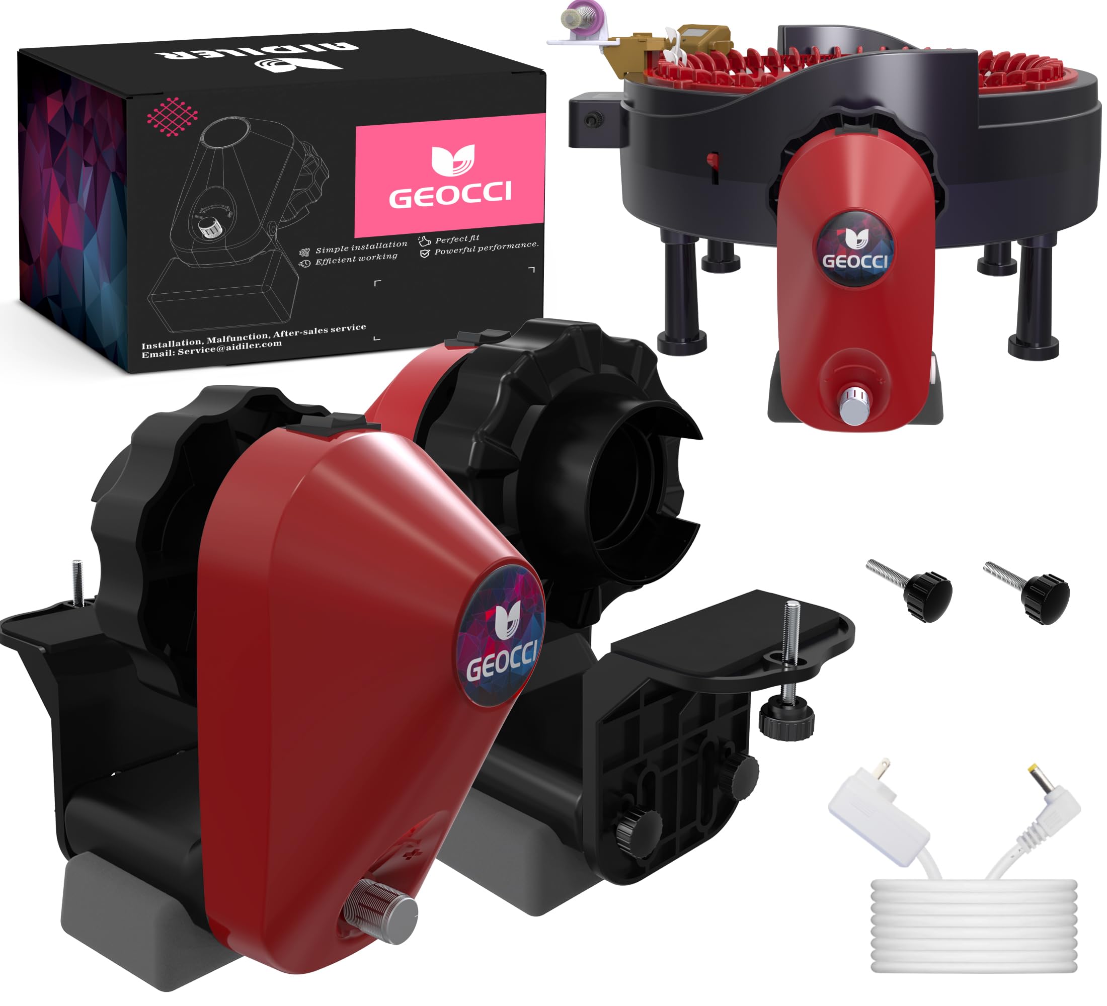 Amazon.com: GEOCCI Electric Knitting Machine Adapter for ADDI 46