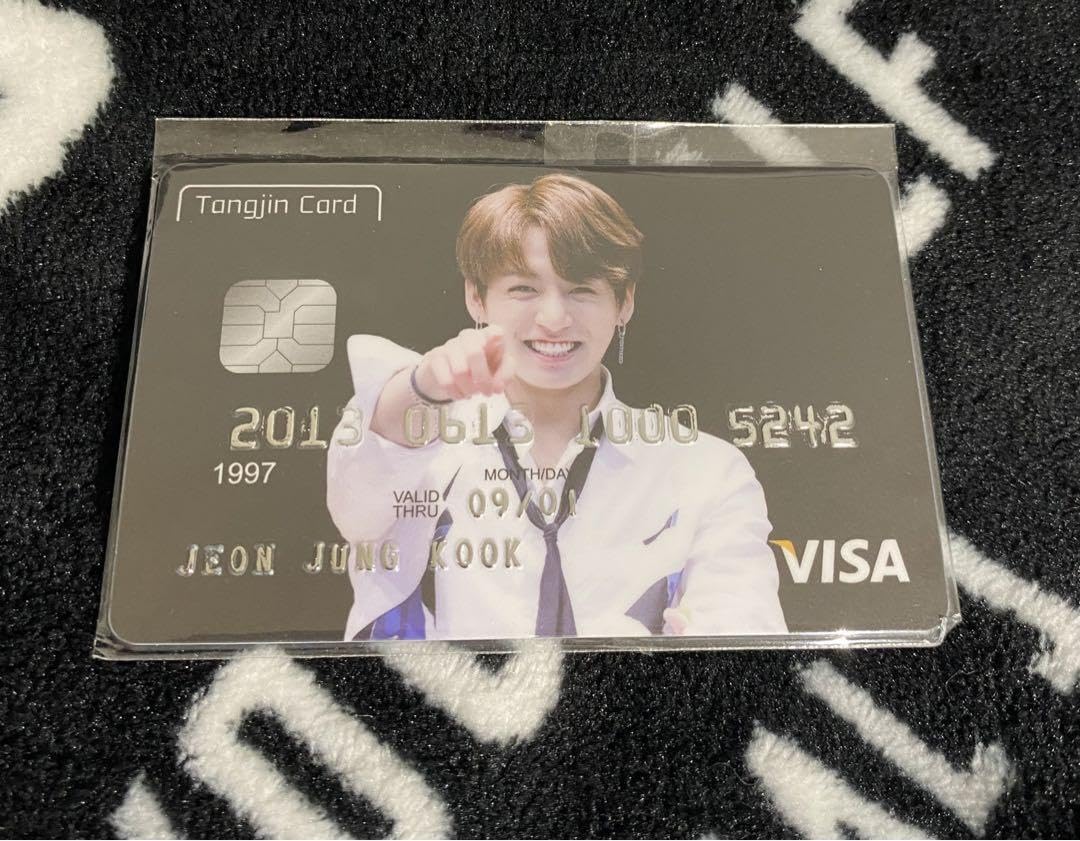 Amazon.co.jp: ??B T S JUNGKOOK ジョングク グク クレカ風カード