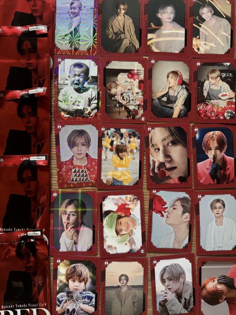 Amazon.co.jp: 山田涼介 ビジュアルカード コンプリートセット 20枚