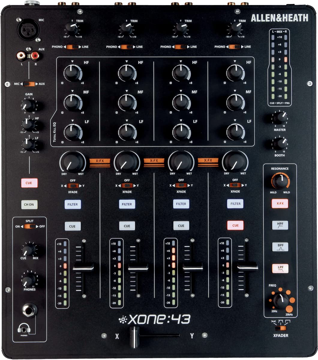 Amazon | Allen & Heath XONE : 43 プロフェッショナル 4ch DJミキサー