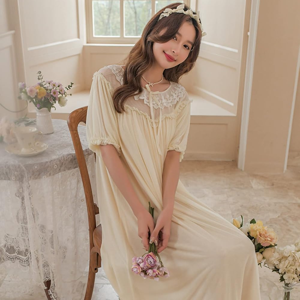 Amazon | ネグリジェ ロマンチック ネグリジェ ルームウェア ナイト