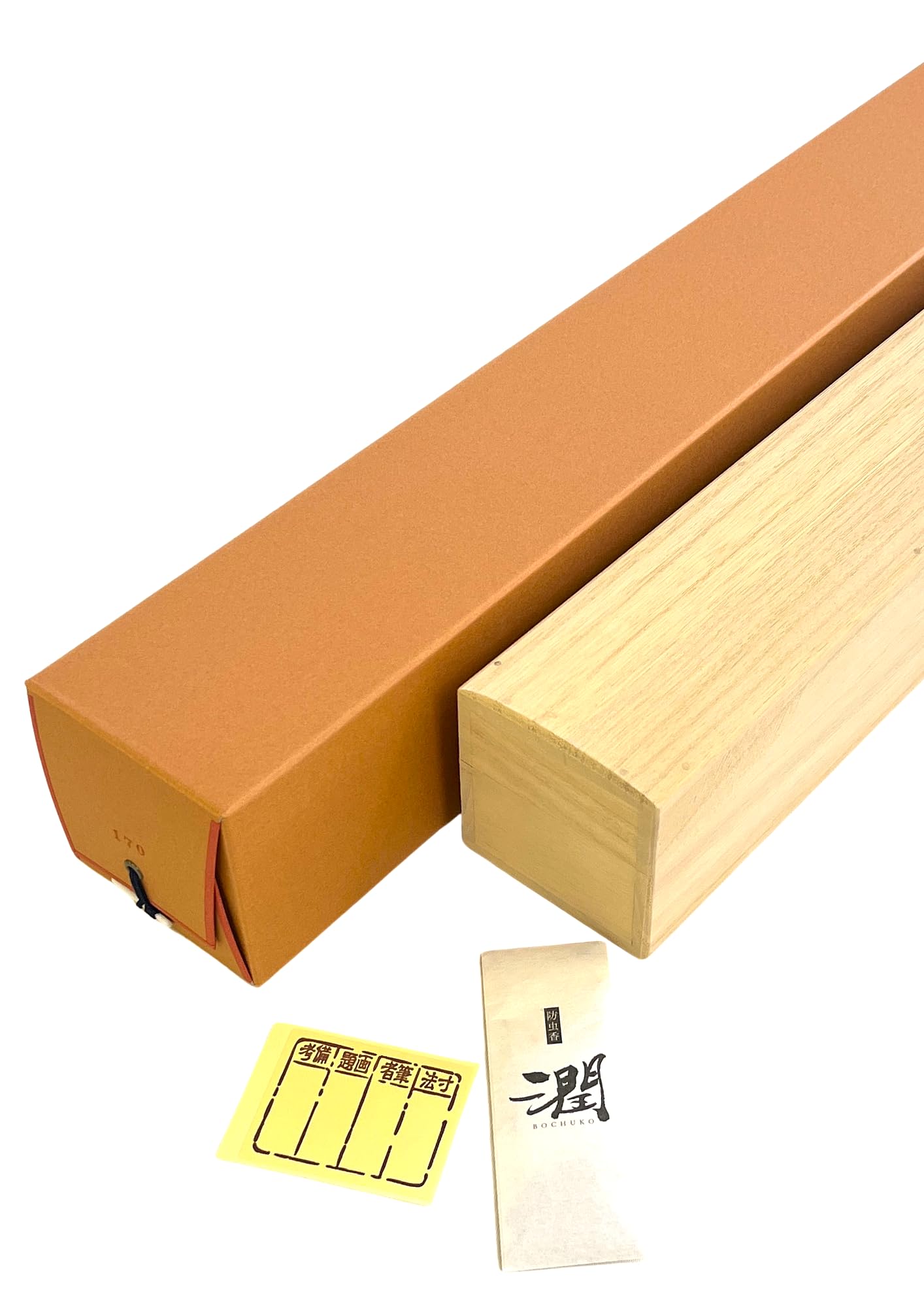 Amazon.co.jp: 掛軸用桐箱 日本産 タトウ箱・防虫香・表題シール付 2尺