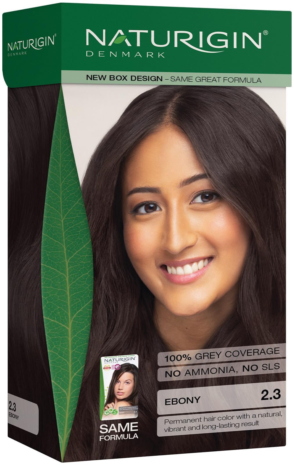 Amazon.com : Naturigin Permanent Hair Color, 2.3 Ebony Black