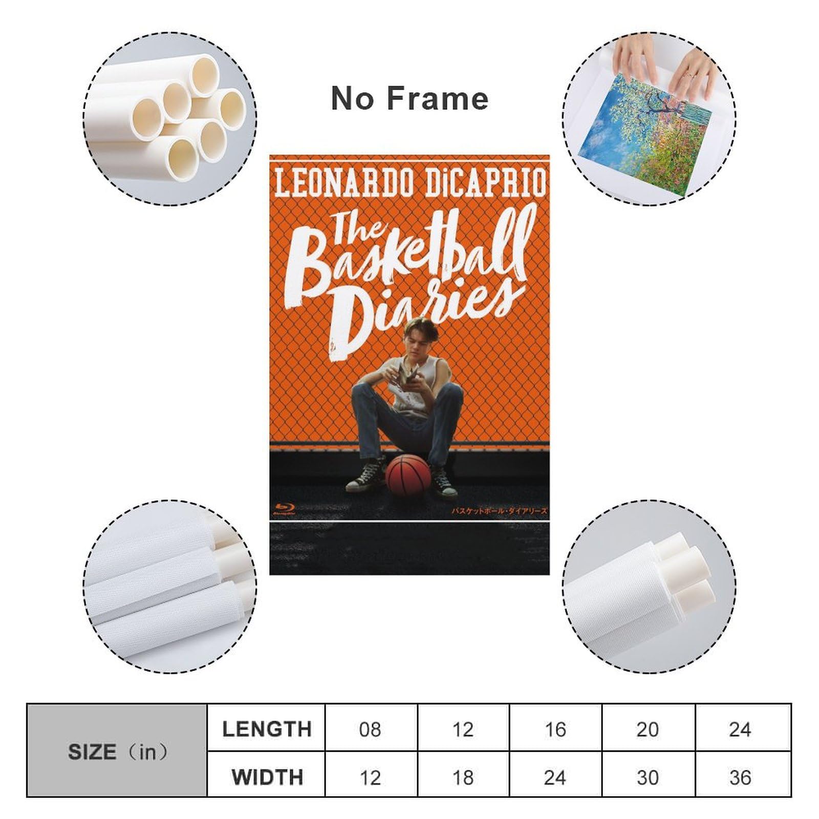 Amazon.co.jp: レオナルドディカプリオバスケットボールダイアリーズ