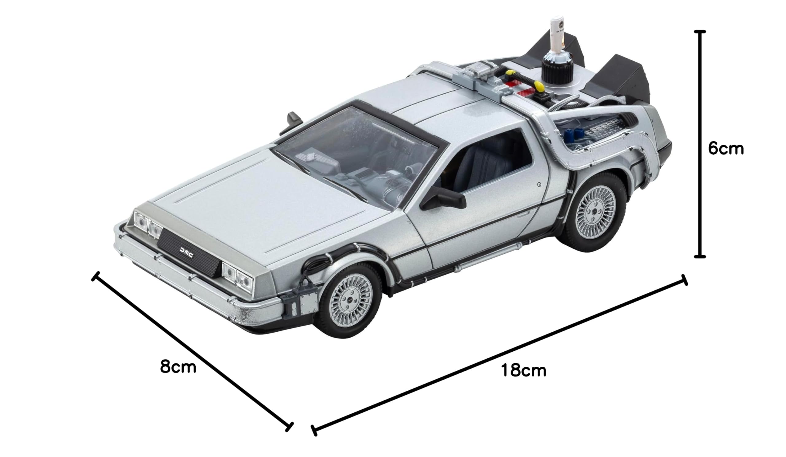 Amazon | WELLY 1/24 デロリアン (BACK TO THE FUTURE II) フライング