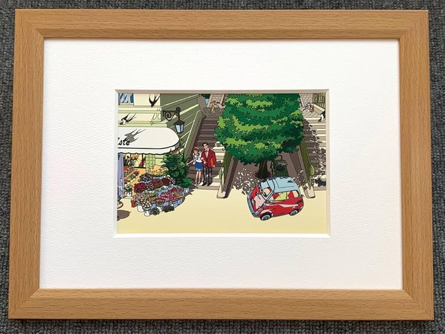 Amazon.co.jp: □わたせせいぞう『巴里の街 ローズ色のとき』B5サイズ