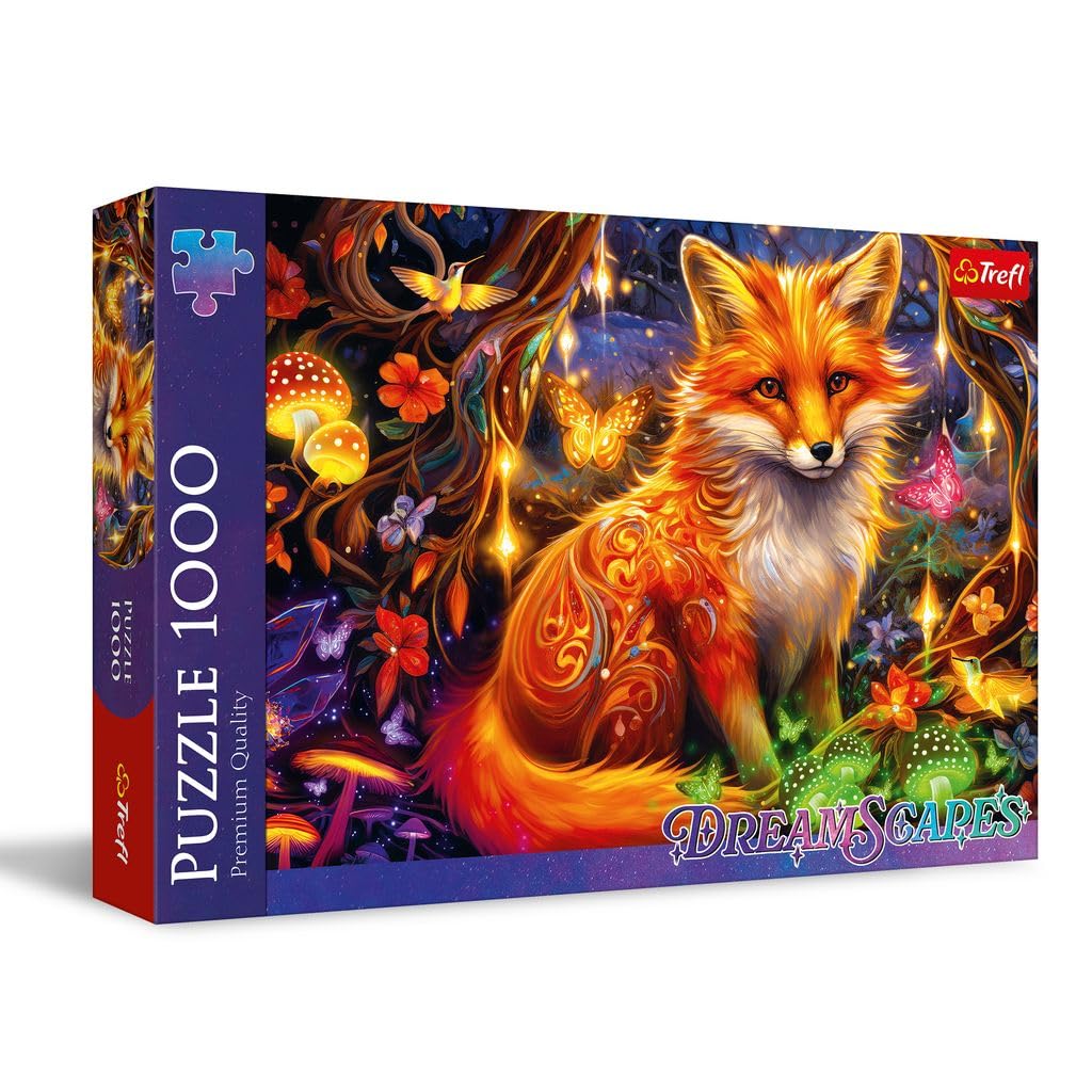 Amazon.com: Trefl Fairytale Fox 1000 Piece Jigsaw Puzzle