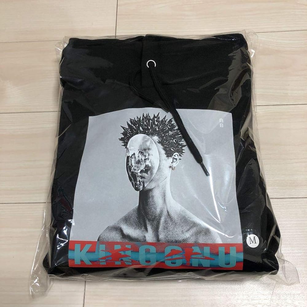 Amazon.co.jp: king gnu キングヌー 白日 パーカー 黒 M グッズ : ホビー