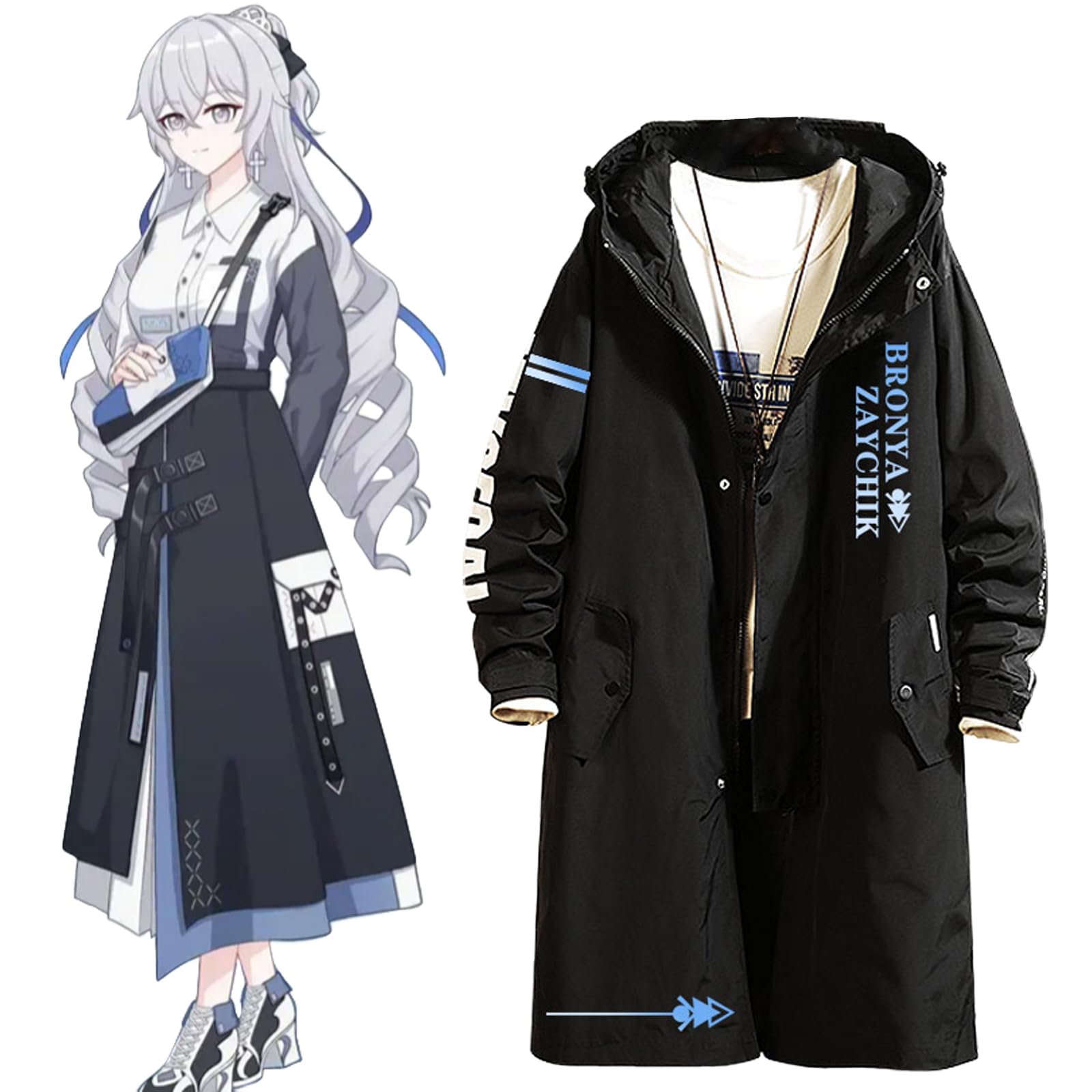 Amazon | 崩壊3rd ブローニャ 新生の銀翼 印象ジャケット コスプレ