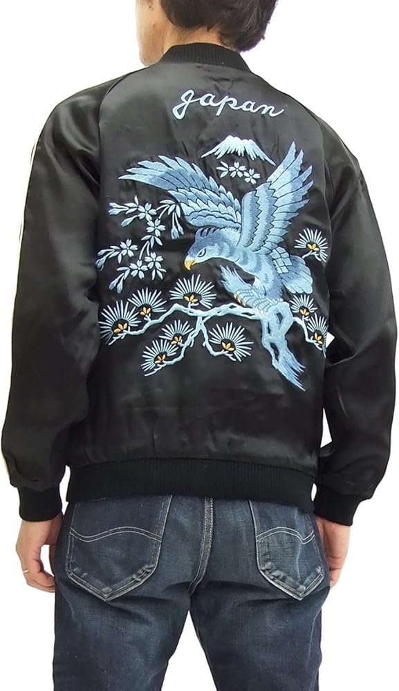 Amazon | (スカルワークス) skull works スカジャン 131617 鷹 メンズ