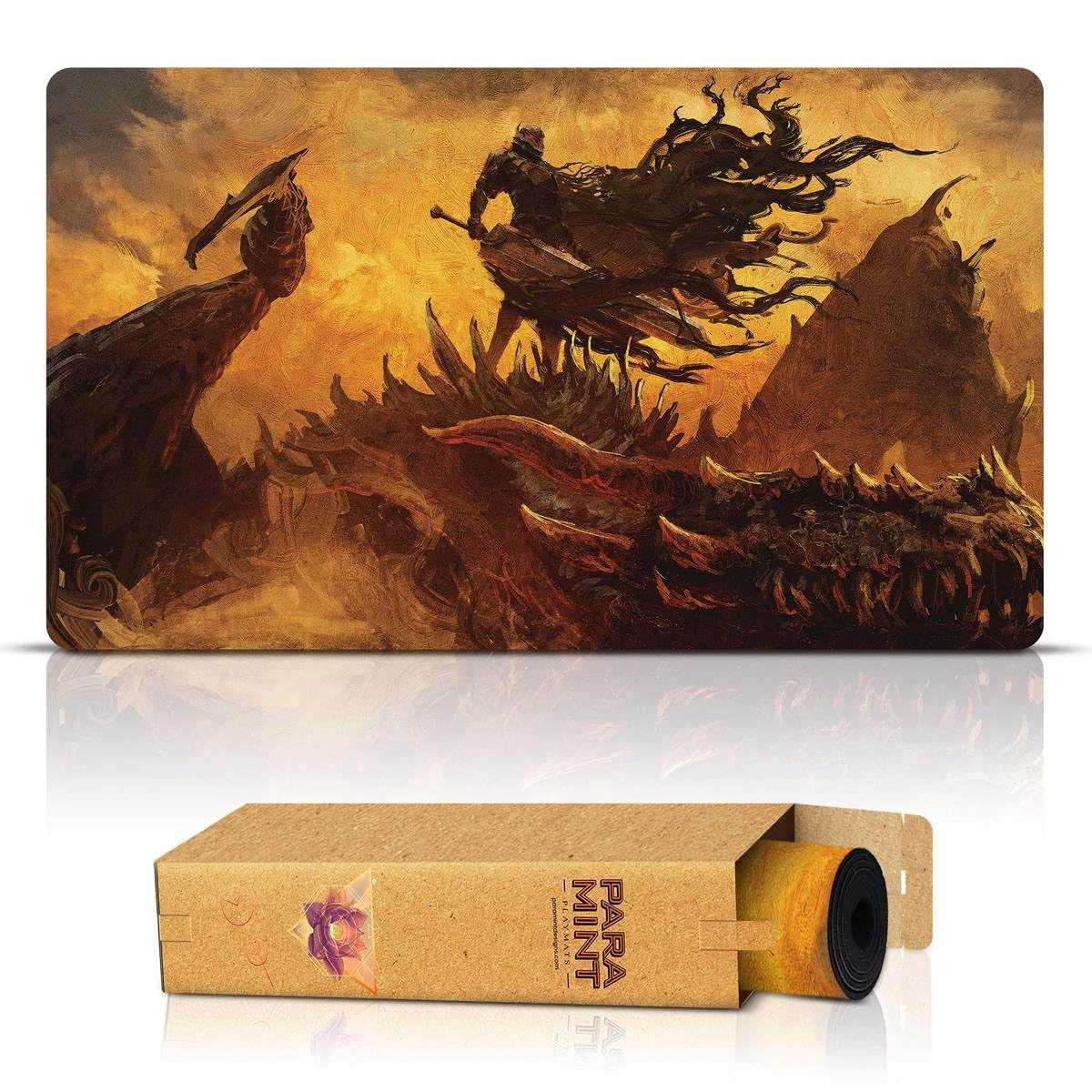 Amazon.com: Paramint Dragon Slayer (Stitched) - MTG Playmat by