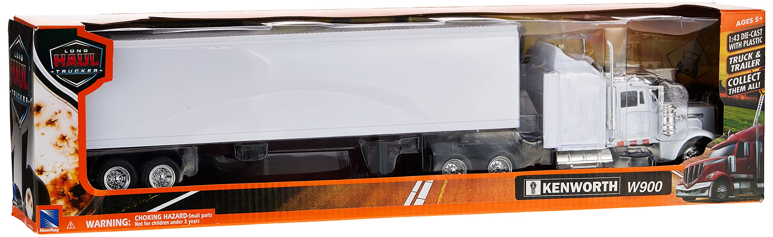 Amazon.co.jp: Kenworth W900 Plain White Unmarked 1/43 by New Ray