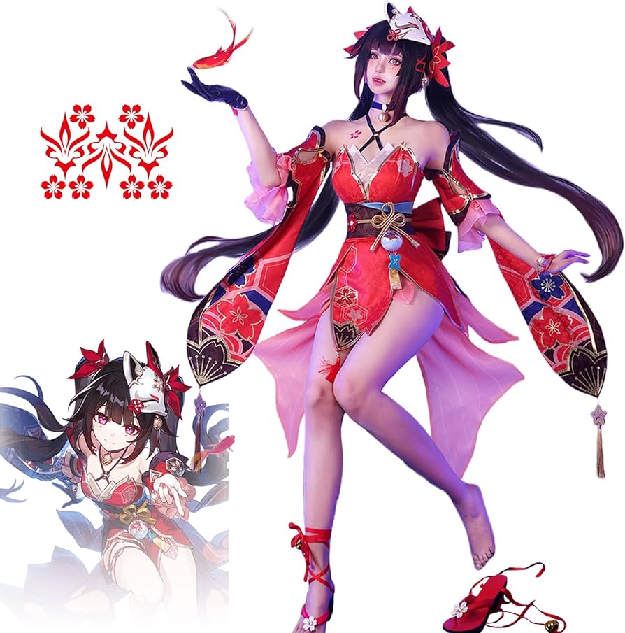 Amazon.co.jp: [Plazhen] 崩壊:スターレイル 花火 コスプレ衣装 フル