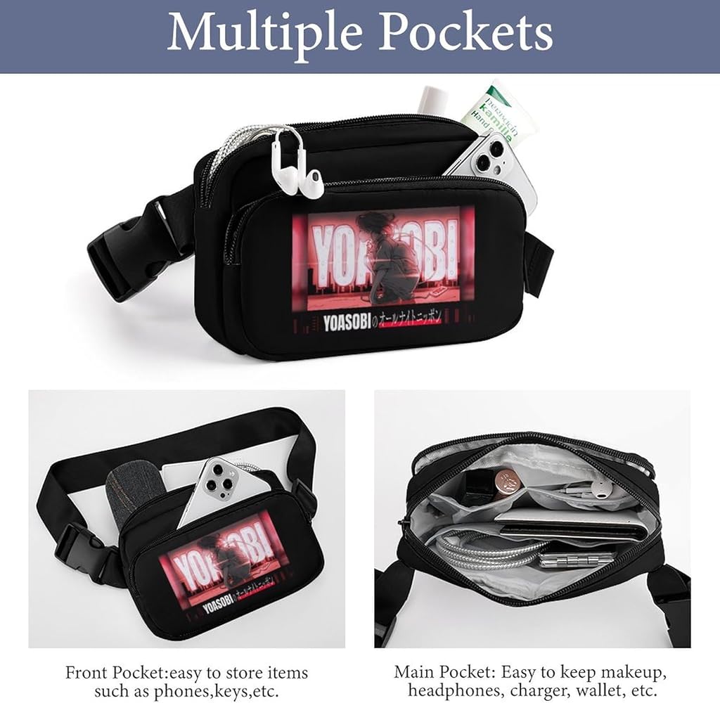 Amazon | YOASOBI Ayase Ikura ウエストポーチ 腰ポーチ ボディバッグ