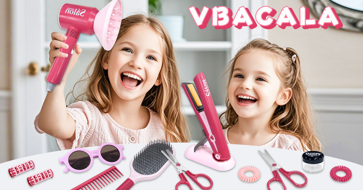 Amazon | VBACALA おままごと 22点 美容師おもちゃ ヘアメイク