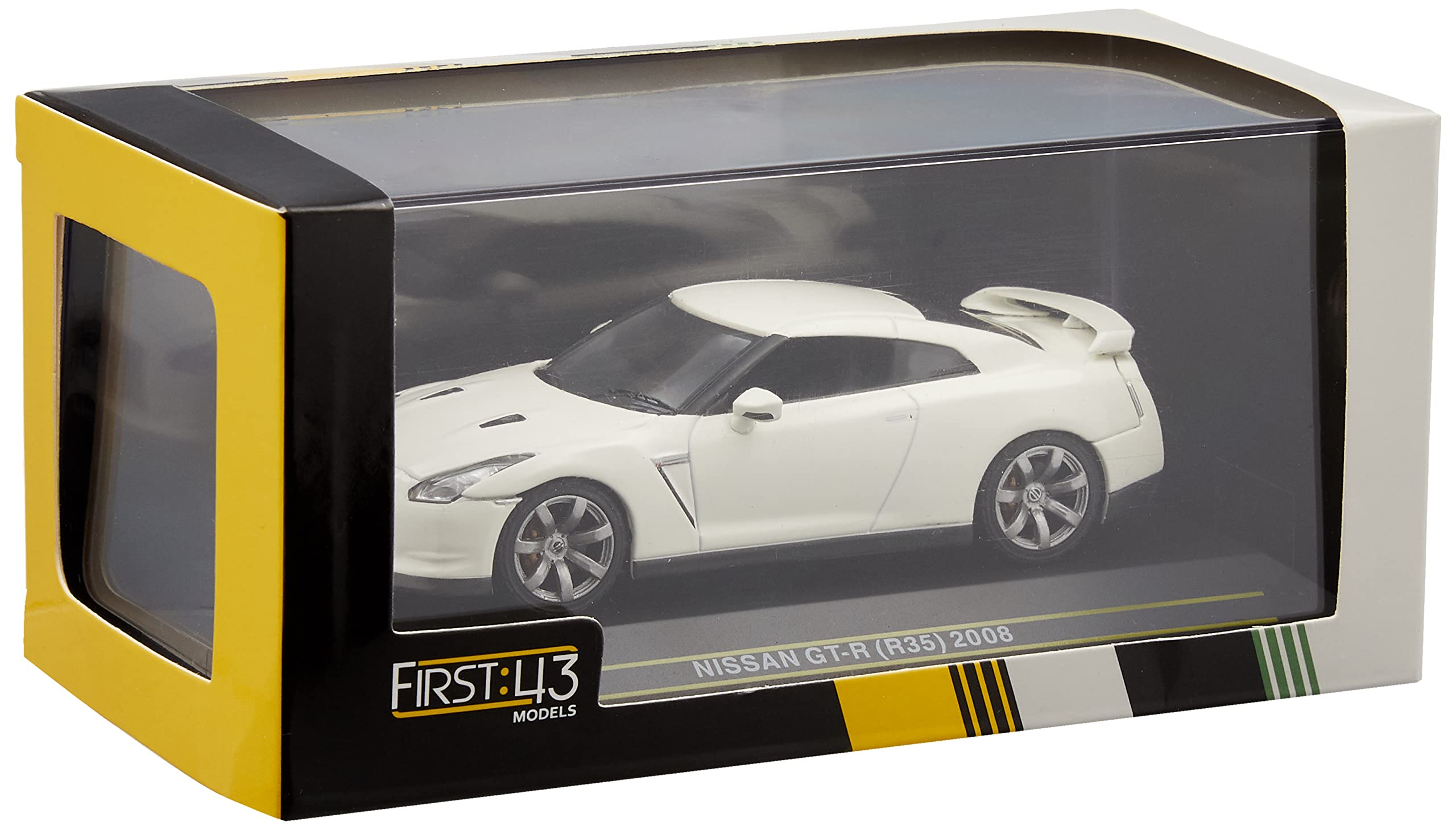 Amazon | FIRST:43 1/43 ニッサン GT-R R35 2008 ホワイト 完成品 F43