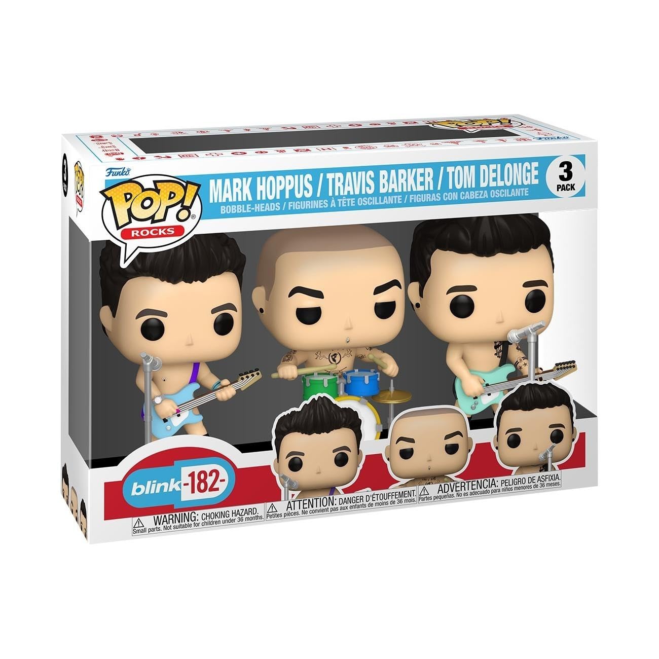 Amazon.com: Funko Pop! Rocks: Blink-182, 3 Pack : blink-182: Toys